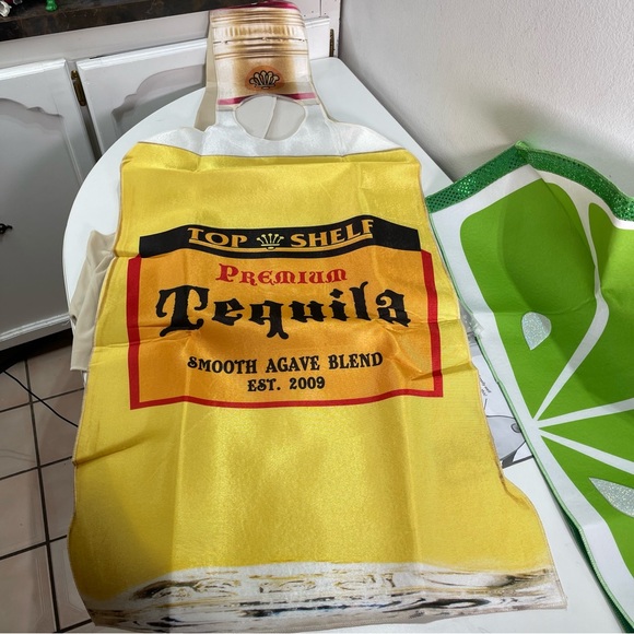 Rasta Imposta Costume Tequila Bottle & Lime Slice Couple Cosplay Party One Size - Picture 5 of 10